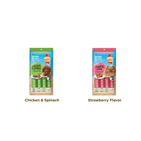 [mPets] SmartHeart Creamy Dog Treat 15g x 4 [LOCAL SG DELIVERY]