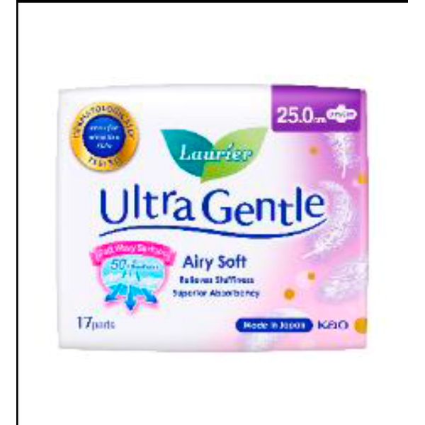 Laurier Ultra Gentle Airy Soft Day/Night Wing 20.5cm 18's/22.5cm 20's/25cm 17's/30cm 10's/35cm 8's/40cm 7's – view 3