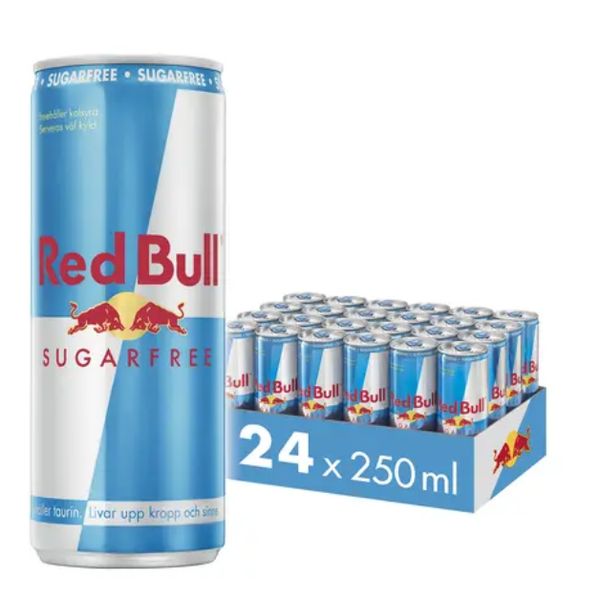 [mfoods] Bundle of 2 cartons Pokka Red Bull (Sugar Free) 250ml x 24 cans [LOCAL SG DELIVERY]