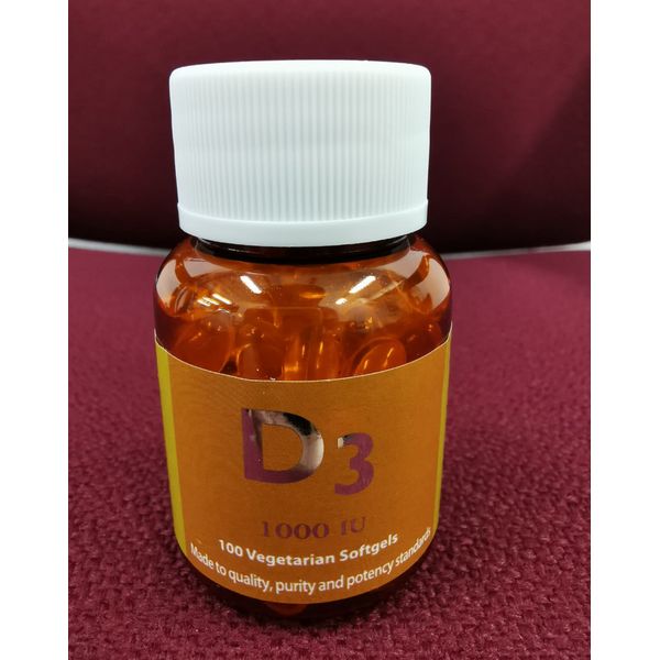 [mobileaid] D3 1000 IU Vitamin Cholecalciferol Vegetarian Softgel 100's, case of 3 bottles [LOCAL SG DELIVERY]