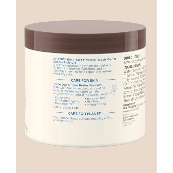 Aveeno Skin Relief Moisture Repair Cream 311gm – view 2