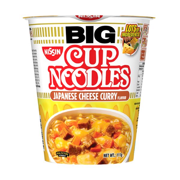 [mfoods] Nissin Tom Yam Seafood/Spicy Tonkotsu/Japanese Cheese Curry/Seafood Big Noodles 108g [LOCAL SG DELIVERY]