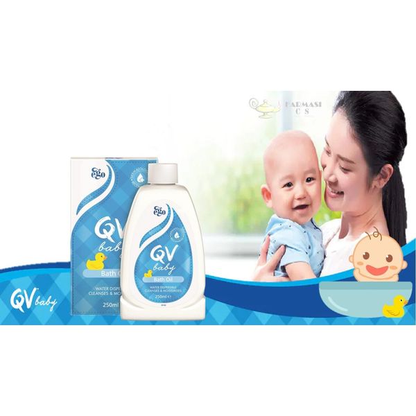 [Dermaceutica] Ego QV Baby Bath Oil 250ml [LOCAL SG DELIVERY]