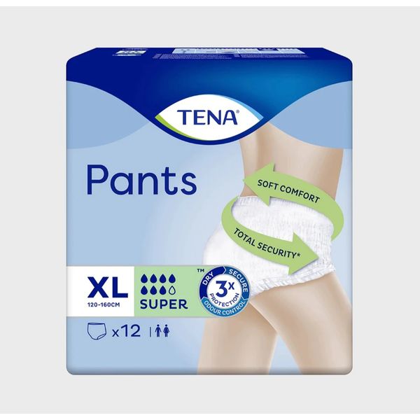 [mobileaid] TENA Pants SUPER Extra Large 12's per pack [LOCAL SG DELIVERY]