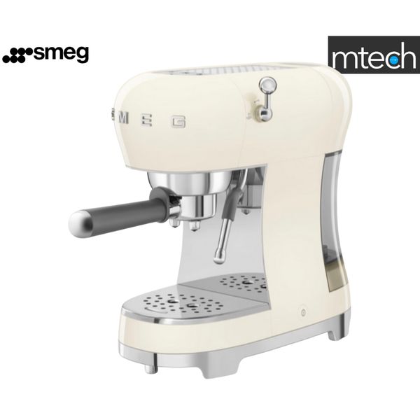 [mtech] Smeg ECF02UK Espresso Coffee Machine Pastel Green/White/Red/Cream/Pastel Blue/Black  [LOCAL WARRANTY]