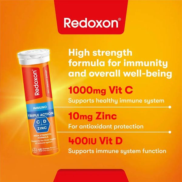 Redoxon Triple Action Orange 45 Tablets – view 3