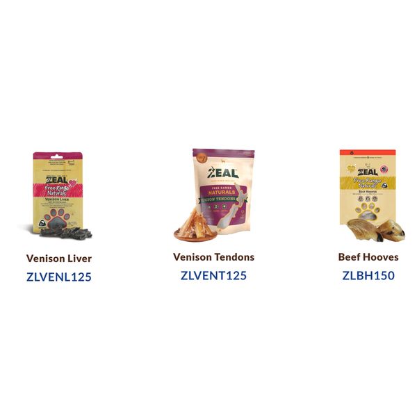 Zeal Free Range Naturals Dog Treat (125g Pouch*) – view 4