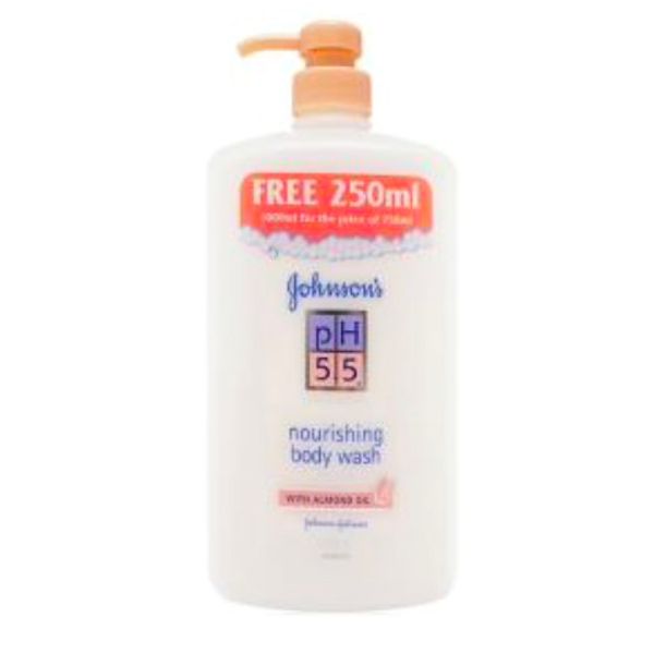 Johnson's pH 5.5 2 IN 1 Body Wash/ with Almond Oil/with Honey 1L – view 2