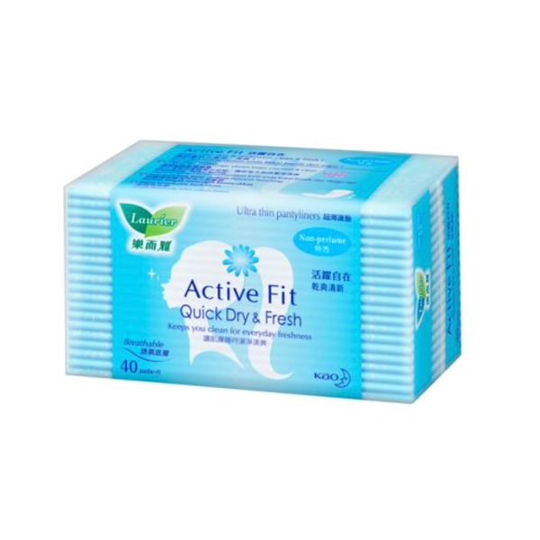 [mobileaid] Laurier Active Fit Quick Dry and Fresh Non-Perfume/Floral Perfume 40's [LOCAL SG DELIVERY]