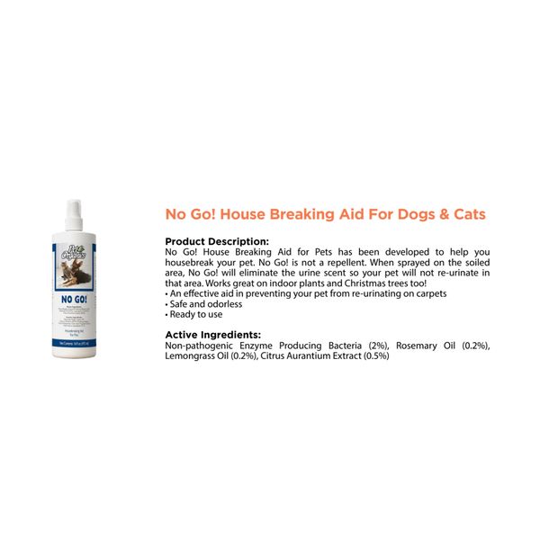 [mPets] NaturVet No Go! House Breaking Aid for Dogs & Cats 473ml [LOCAL SG DELIVERY]