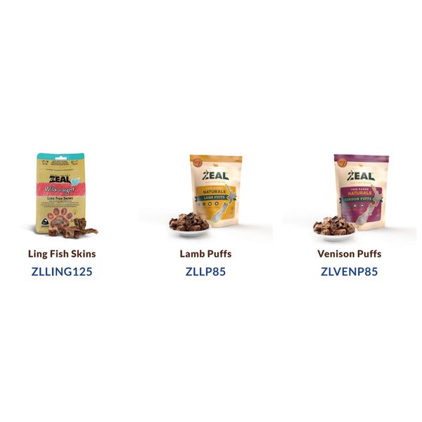[mPets] Zeal Free Range(125g Pouch)*/Wild Caught Naturals (70/85g Pouch)* Cat & Dog Treat [LOCAL SG DELIVERY]