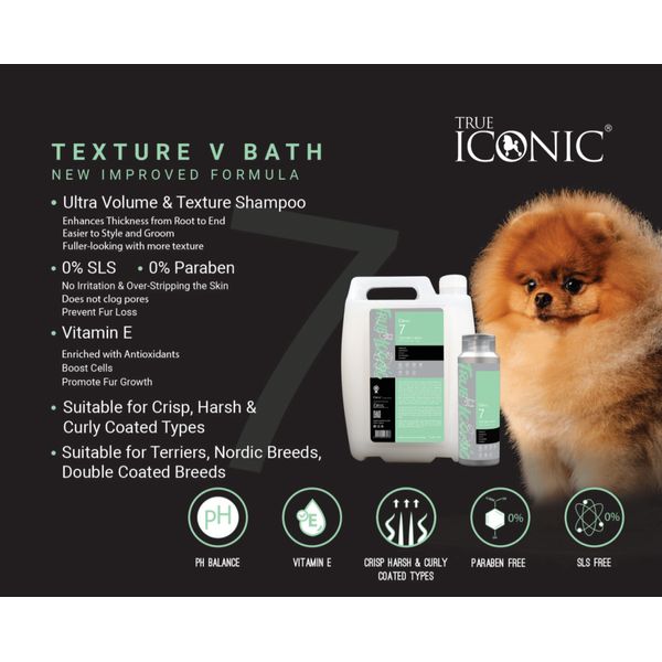 [mPets] True Iconic Bath & Care Series Shampoo & Conditioner for Dogs (400ml/1 Gallon Bottle) [LOCAL SG DELIVERY]