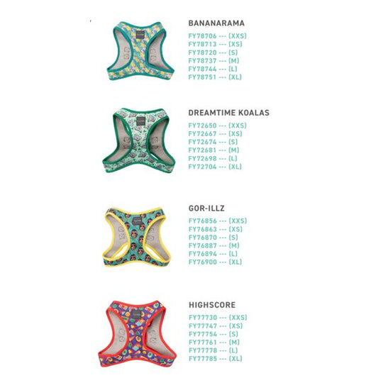 [mPets] FuzzYard XXS/XS/S/M/L/XL Step-In Harness for Pets [LOCAL SG DELIVERY]