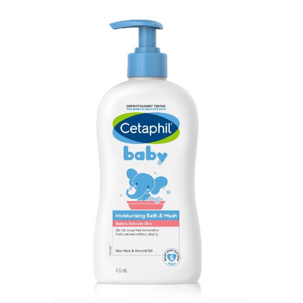 [Dermaceutica] Cetaphil Ultra Moisturizing Bath & Wash With Aloe Vera & Sweet Almond Oil (Tear-Free Formula) 400ml [LOCAL SG DELIVERY]