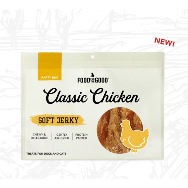 [mPets] Food For The Good Party Bag Soft Jerky Cat & Dog Treats 200g x 2