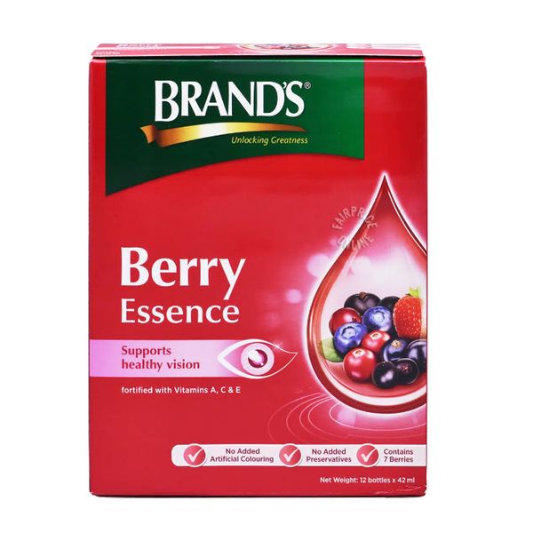[mobileaid] Brands Innershine Berry Essence 42mls x 12's [LOCAL SG DELIVERY]