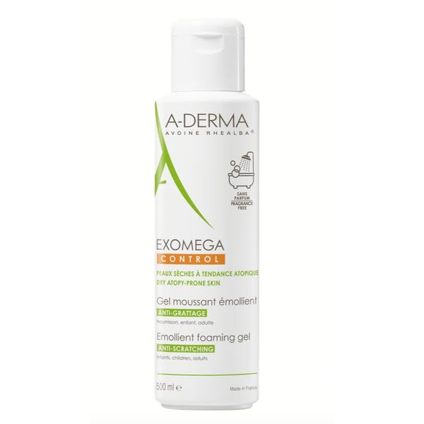 [Dermaceutica] A-Derma Exomega Control Emollient Foaming Gel 500ml [LOCAL SG DELIVERY]