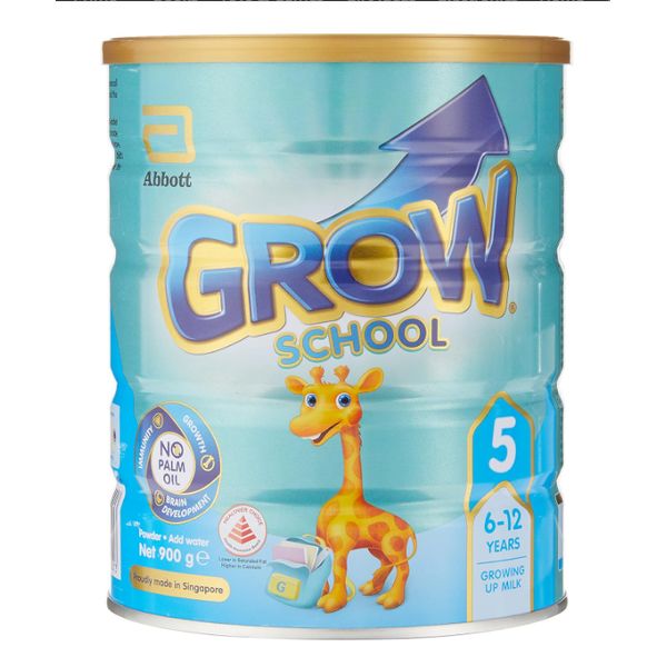 【mkids】【Abbott】Abbott Grow Stage 5 Growing-up Milk Formula, 6-12 years, 900g x 6 tins【LOCAL SG DELIVERY】