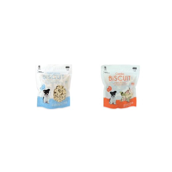 [mPets] Bow Wow Fruit Biscuits Banana/Strawberry/Vegetable/Milk & Biscuits/Combo 220g (Dog Treats) [LOCAL SG DELIVERY]