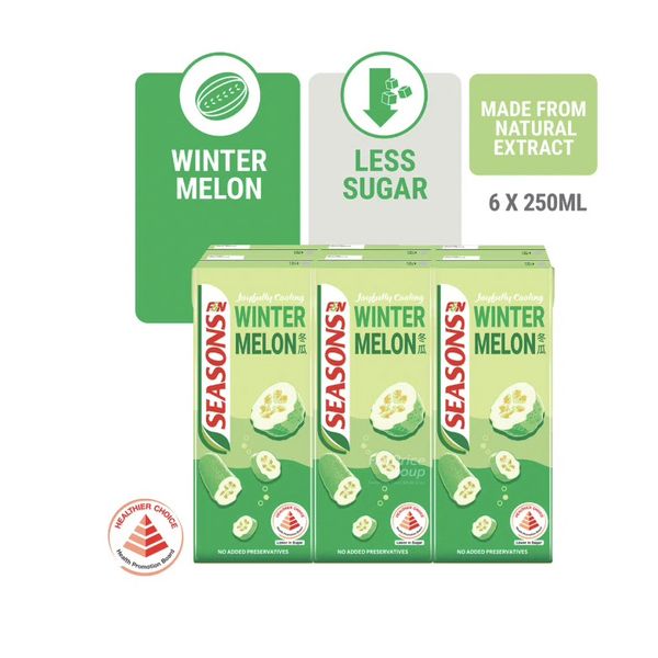 [mfoods] Seasons  Packet Drink - Winter Melon Tea 250ml x 24 packets [LOCAL SG DELIVERY]