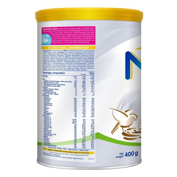 Nestle NAN CR 400g for infants EXP Oct 2024 – view 3