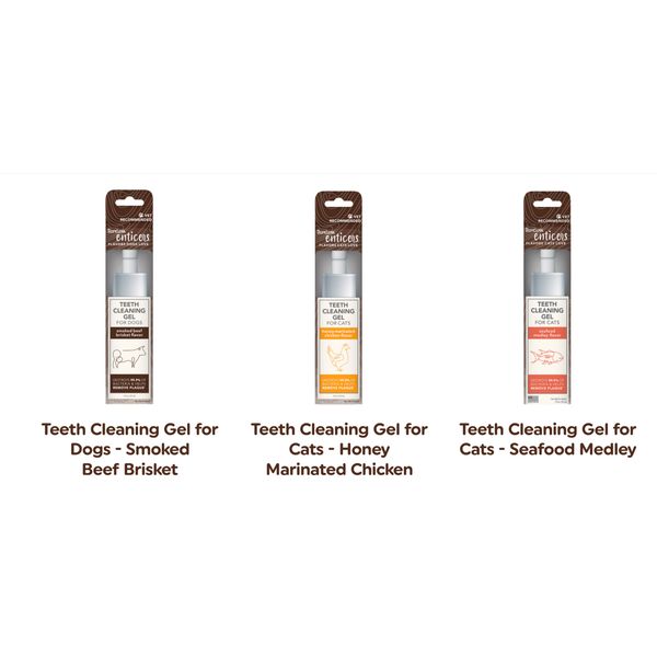 [mPets] TropiClean Enticers Teeth Cleaning Gel for Dogs & Cats (2oz Tube) [LOCAL SG DELIVERY]