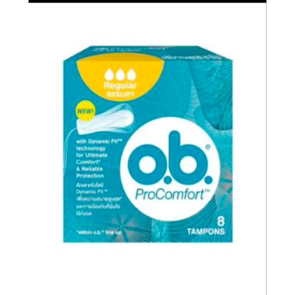 [mobileaid] Ob ProComfort Regular Mini 8's Tampons [LOCAL SG DELIVERY]