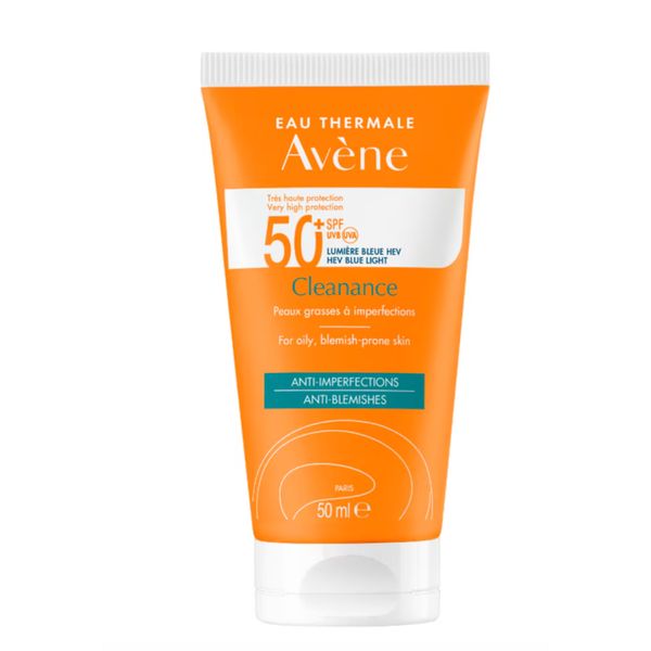 [Dermaceutica] Avene EAU THERMALE AVENE SPF50+ Cleanance Ultra Light Fluid Triasorb PA++++ Sunblock 50ml [LOCAL SG DELIVERY]