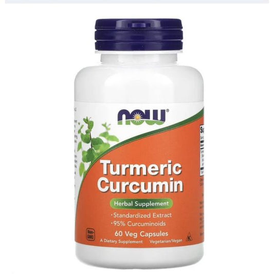 [mfoods] Now Foods, Turmeric Curcumin, Herbal Supplement, 95% Curcuminoids, 120 Veg Capsules  [LOCAL SG DELIVERY]