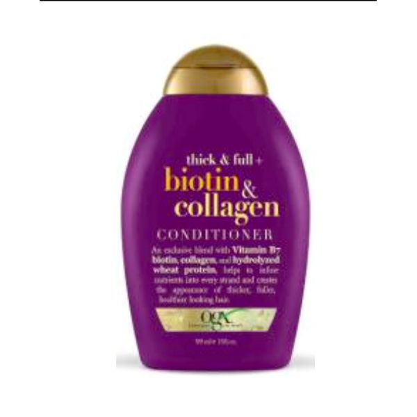 Ogx Biotin & Collagen Shampoo/Conditioner 385ml – view 2
