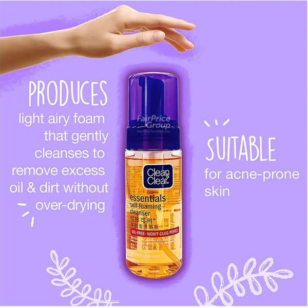 Clean and clear Essentials Self-Foaming Cleanser 150ml – view 2