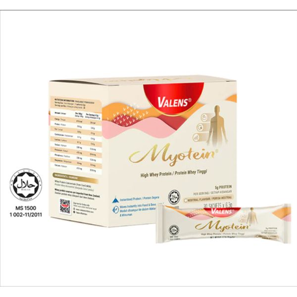 [mobileaid] Valens Myotein, 30 Sachets x6.3g [LOCAL SG DELIVERY]