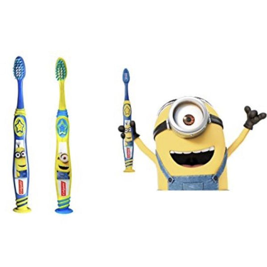 [mkids] Colgate Kids Minion Essentia Travel Kit (1 toothpaste + toothbrush)/Fluffy Paw 1's/Batman 1's/Barbie 1's/Minion's 5-9 years/Minions Ultra Soft 2-5  years 1's [LOCAL SG DELIVERY]
