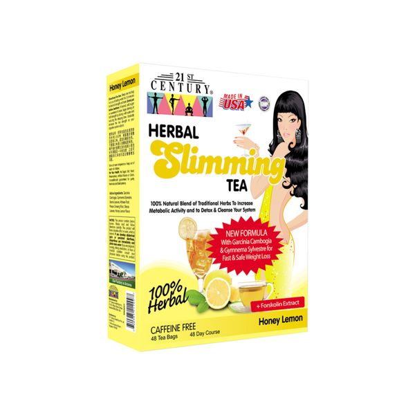 21st Century Herbal Slimming Tea - Cranberry/Honey Lemon/Natural/Orange (GC&GS) 48 Tea bags – view 3
