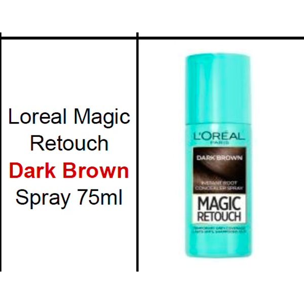 Loreal Magic Retouch Black/Dark Brown/Brown Spray 75ml – view 2