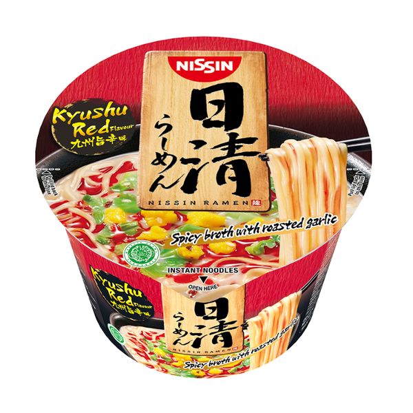 [mfoods] Nissin Kyushu Black/Tokyo Shoyu/Hokkaido Miso/ Kyushu Red Ramen 110gm [LOCAL SG DELIVERY]