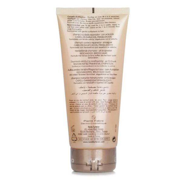 [Dermaceutica] Rene Furterer Absolue Keratine Repairing Shampoo (For Damaged & Over-Processed Hair) 200ml [LOCAL SG DELIVERY]