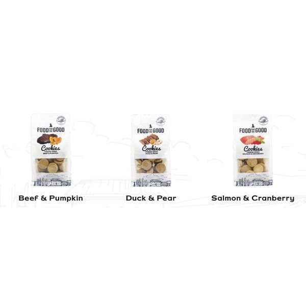 [mPets] Food For The Good Freeze Dried Cookies 70g for Dogs and Cats [LOCAL SG DELIVERY]