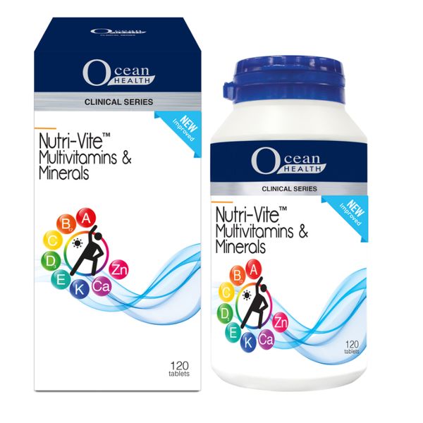 [mobileaid] Ocean Health OHC Nutri-Vite Multivitamins & Minerals Tab 120s (N) [LOCAL SG DELIVERY]
