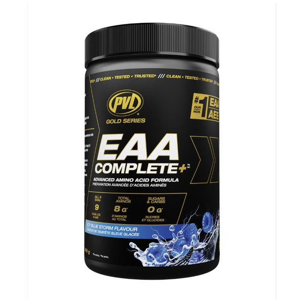 [mfoods] PVL Gold Series EAA Complete, BCAA & L-Arginine, Essential Amino Acids, Muscle Builder, Muscle Recovery, 369g [LOCAL SG DELIVERY]