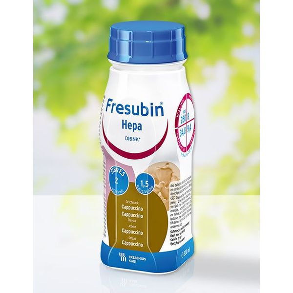 [mobileaid] Fresubin Hepa Cappuccino 200ml/bottle pack of 4 bottles Milk x 2 Packs [LOCAL SG DELIVERY]