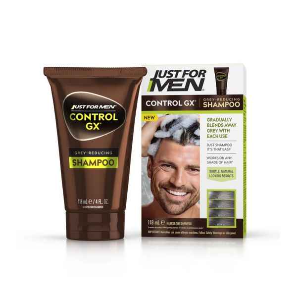 [mobileaid] JustForMen Control GX¬Æ Grey-Reducing Shampoo 118ml [LOCAL SG DELIVERY]
