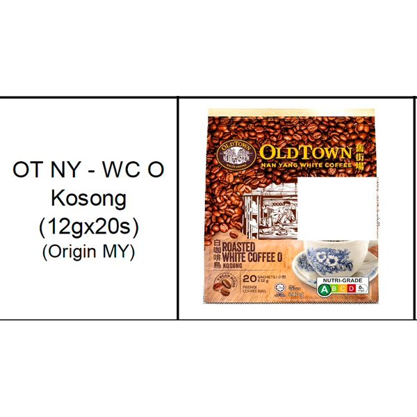 Old Town 3-in-1 White Coffee Less Sugar/Hazenut/Extra Rich/Cane Sugar/Salted Caramel/Coffee&Creamer/Kosong/O…