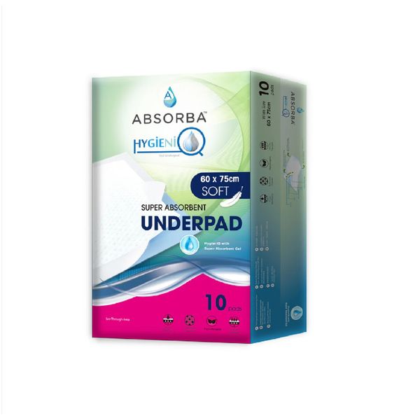 [mobileaid] Absorba HygieniQ Underpads 10 pieces per pack [LOCAL SG DELIVERY]