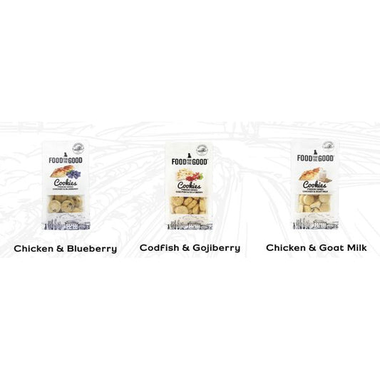[mPets] Food For The Good Freeze Dried Cookies 70g for Dogs and Cats [LOCAL SG DELIVERY]