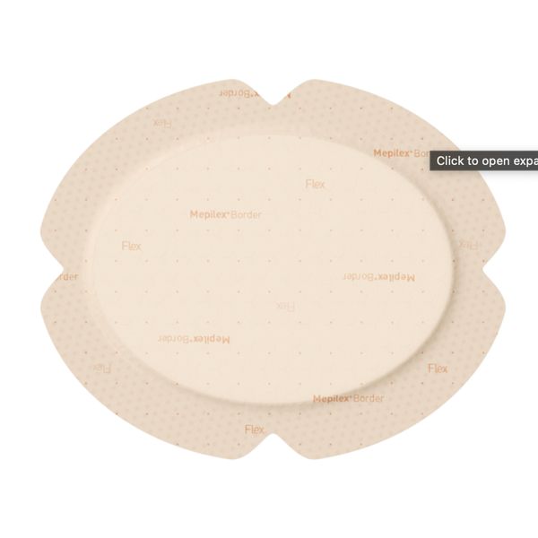 Molnlycke Mepilex Border Flex 12.5cm x 12.5cm/7.5cm x 7.5cm/10cm x 10cm/15cm x 20cm 5's – view 2