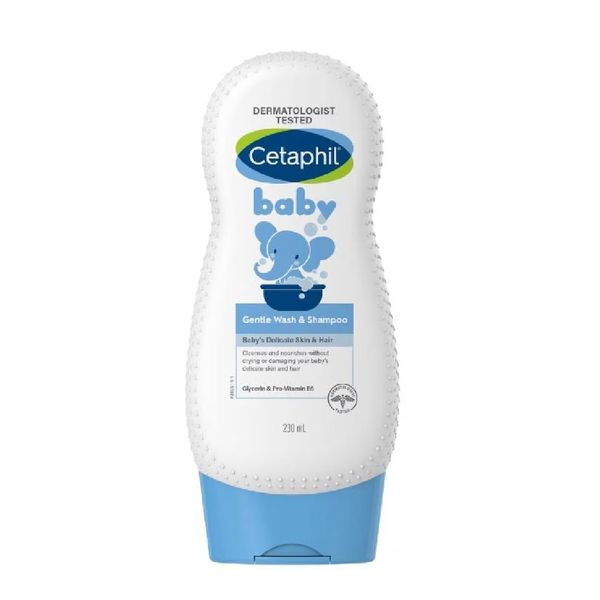 [Dermaceutica] Cetaphil Baby Gentle Wash & Shampoo With Glycerin & Panthenol 230ml/400ml [LOCAL SG DELIVERY]