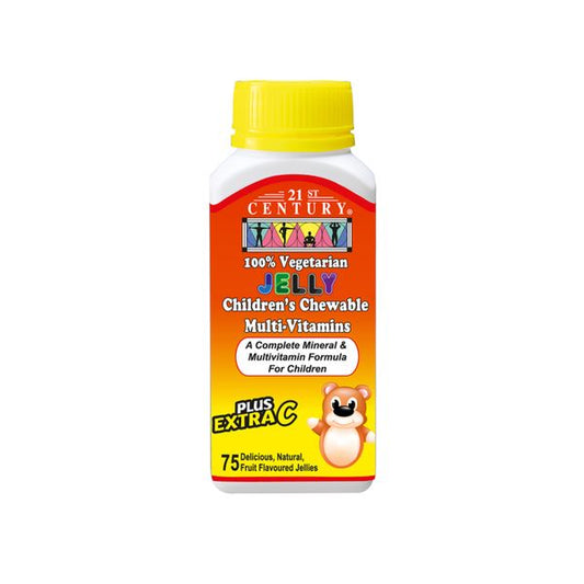 [mobileaid] 21st Century Vegetarian Children‚Äôs Chewable Multivitamins Gummy 75's [LOCAL SG DELIVERY]