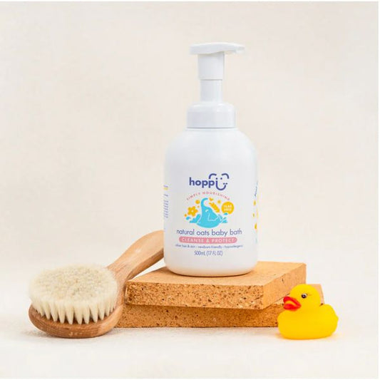[mkids] hoppi Natural Oats Baby Bath (500ml) [LOCAL SG DELIVERY]