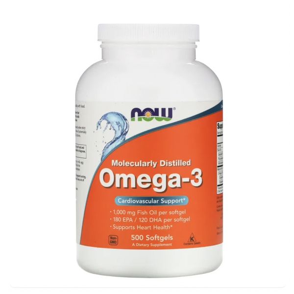 [mfoods] Now Foods Omega 3 Fish Oil, 180 EPA/120 DHA Per Softgel For Heart Health, Brain Supplement,200-500 Softgels  [LOCAL SG DELIVERY]
